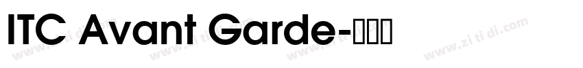 ITC Avant Garde字体转换